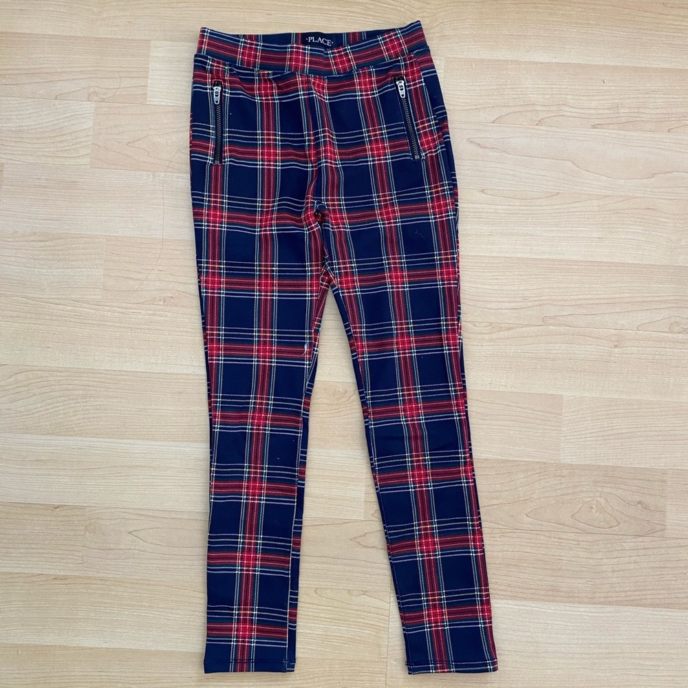 Girls Plaid Pants